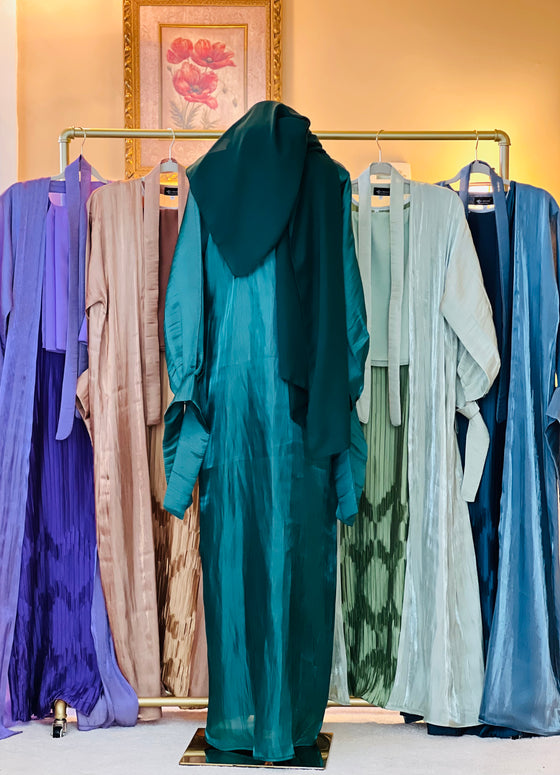 Emerald Ruche Abaya