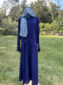  BELLALUNA Navy Abaya Dress