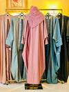 Rose Glitter Abaya