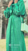 Emerald Ruche Abaya