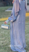 Silver/Blue Princess Abaya